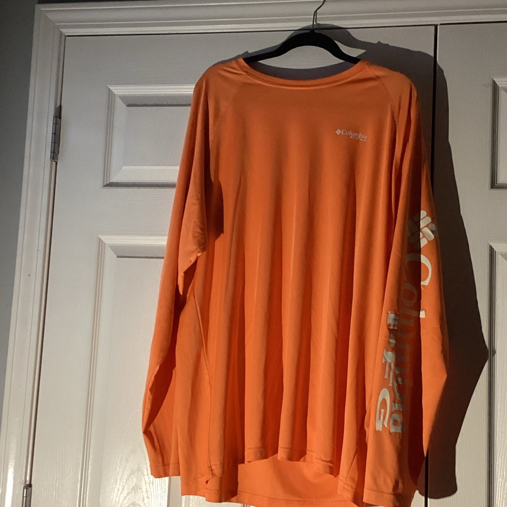 Columbia Vibrant Orange Crewneck Shirt